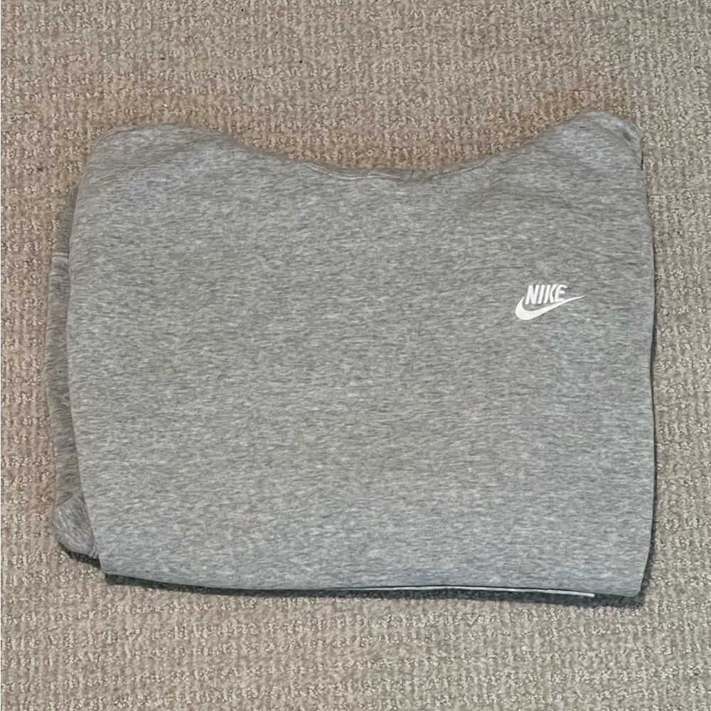 Nike Club Pullover Fleece Hoodie | XL, Heather Grey